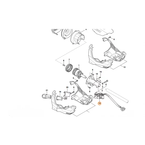 STIHL   Moduł elektroniczny 4867 430 1400